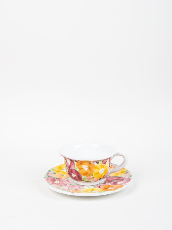 Tea cup + saucer