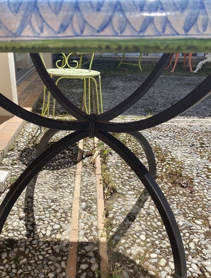 Pied Table Octogonal