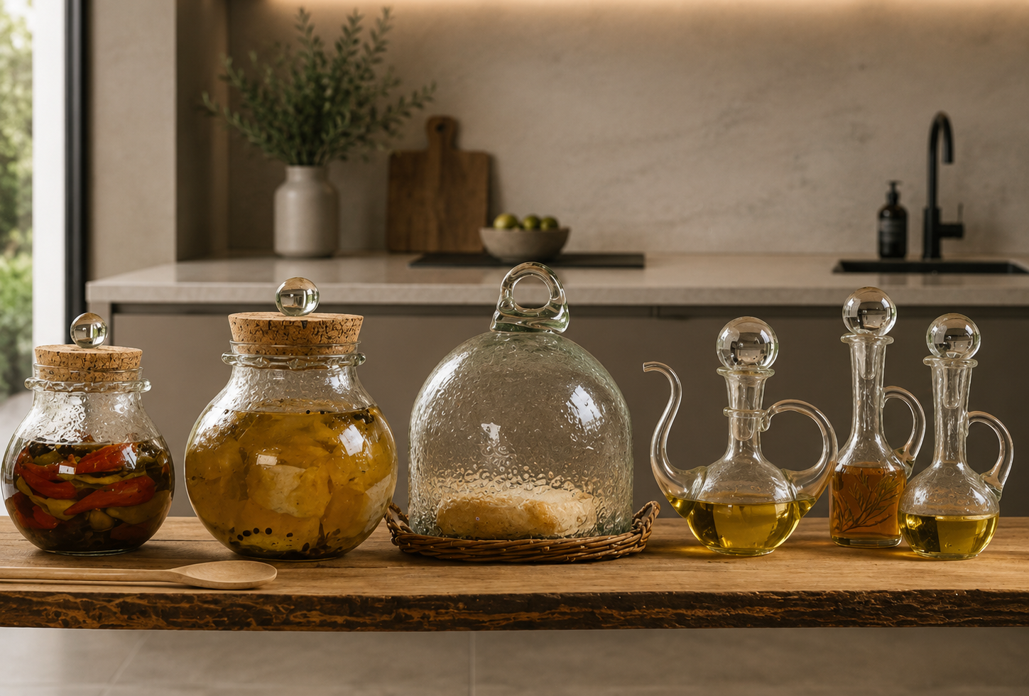 Bocaux et carafes en cuisine : des idées pour une cuisine pleine de charme et d’élégance